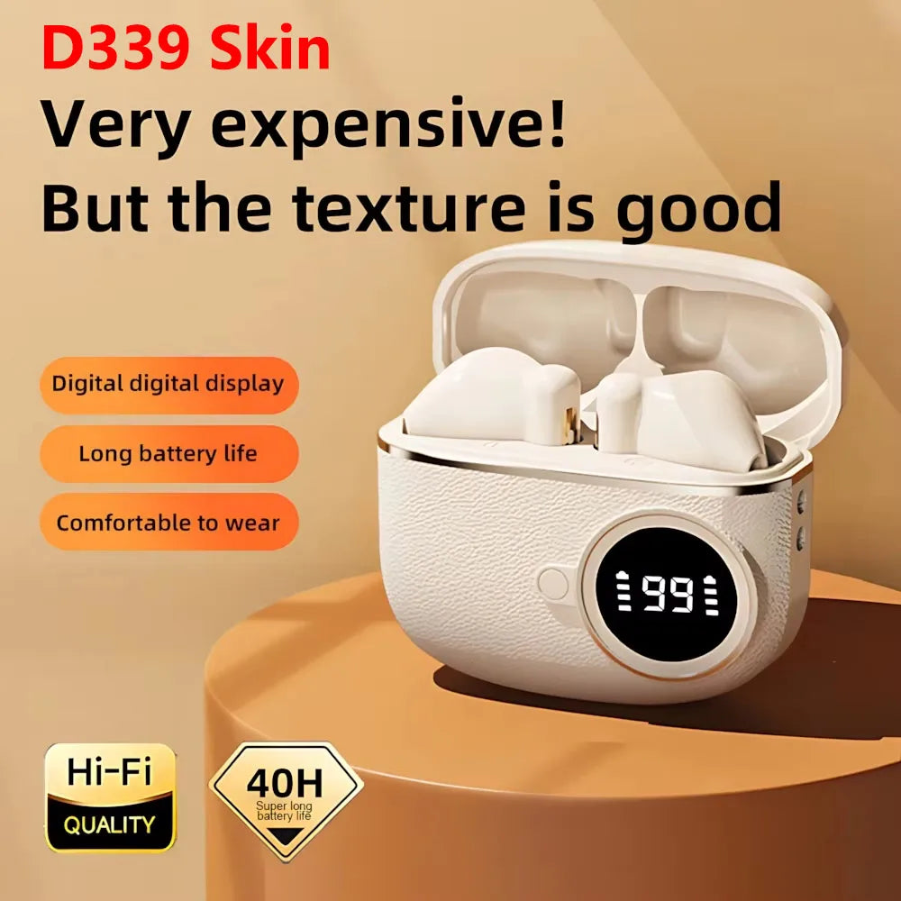 NEW HK3 Wireless BT5.3 Headset T2 TWS Headphones ENC Headphones LED Power Digital Display Stereo Sound Earphones for Sports