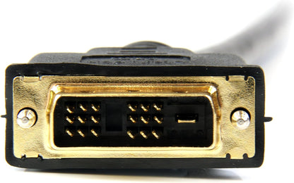 .Com 50 Ft. (15.2 M) HDMI to DVI D Adapter Cable - HDMI to DVI-D Cable - Strain Relief Connectors - Bi-Directional - HDMI to DVI Cable (HDMIDVIMM50)