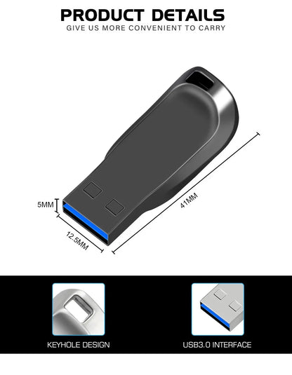USB Flash Drive 128GB 64GB 32GB 16GB 8GB 3.0 High-Speed Pendrive 128 GB 64 GB USB3.0 Memory Stick 32G B 16 GB USB Flash Drive