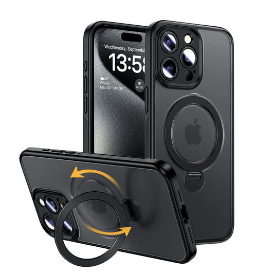 360° Invisible Magnetic Stand Phone Case