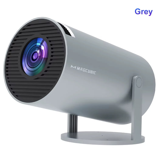 Projector Android11 4K 1280*720P HY300 Pro Dual Wifi 260ANSI 180 Flexible BT5.0 Cinema Outdoor Portable Projetor
